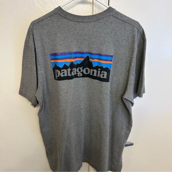 Patagonia Men's Gray T-Shirt Size L - Picture 5 of 6